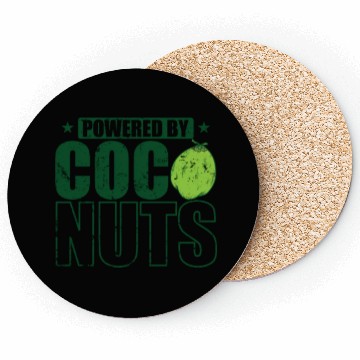 Discover Powered by Coconuts Palm exotic Fruit Coasters