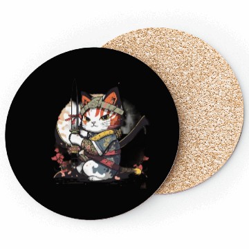 Discover The Battlefield: A Samurai Cat's Tale Coasters