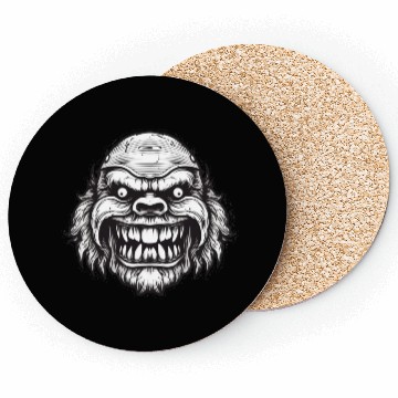 Discover Unleash the Monster with this Heavy Metal Design! Coasters