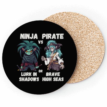 Discover Ninja vs Pirate, Lurk or Brave Coasters