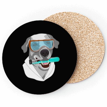 Discover Dog Lover Chemistry Proud Chemist Experiment Coasters