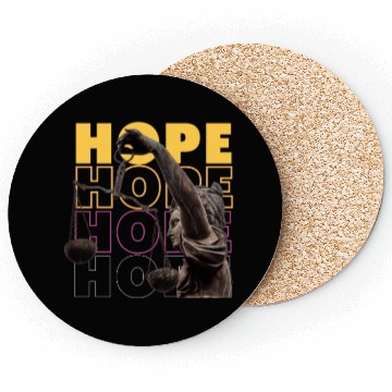 Discover Black and yellow modern hope Coasters