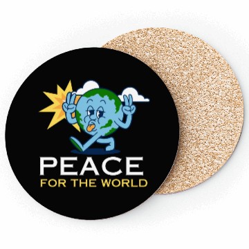 Discover Spread Peace with our World-Embracing Design Coasters