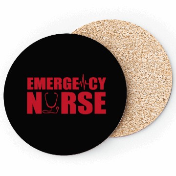 Discover Great ER Nurse Apparel RN Nursing Emergency Nurses Coasters