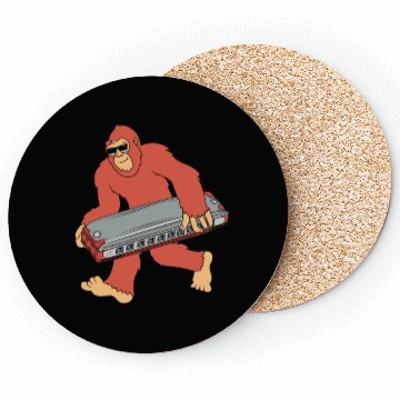 Discover Harmonica Carrying Cool Bigfoot Coasters