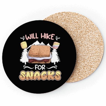 Discover Wanderlust Climber funny Mountain Hiking Snack Coasters