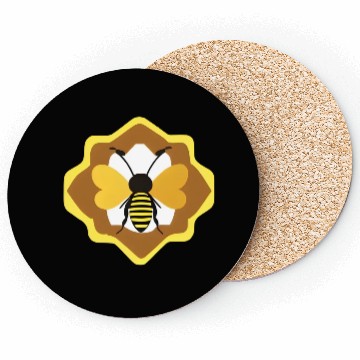 Discover Vintage Retro Bee Design Coasters