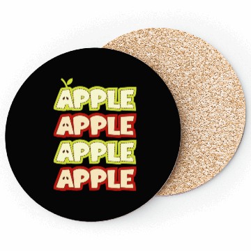 Discover Apple Repeat Apple Picking Farmer Coasters