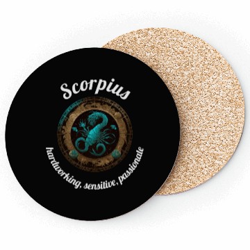Discover Scorpius Zodiac Sign Scorpio Astronomy Coasters