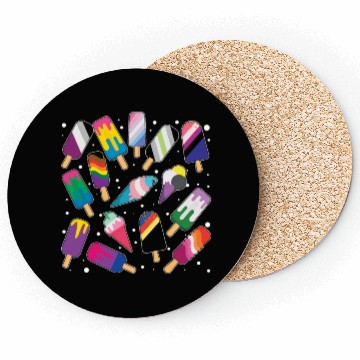 Discover Popsicle Gay LGBTQ Rainbow LGBT Pride Month Coasters