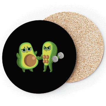 Discover Avocado Gym Coasters