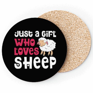 Discover Cool Sheep For Women Girls Lamb Lover Sheep Coasters
