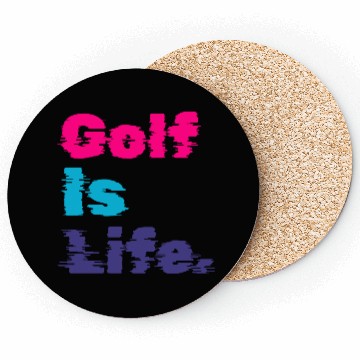 Discover I Like Golfing, Golf Player, Golf Is Life Coasters