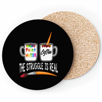 Discover Funny Art Teacher Painter Artist Paint Mug Coffee Coasters