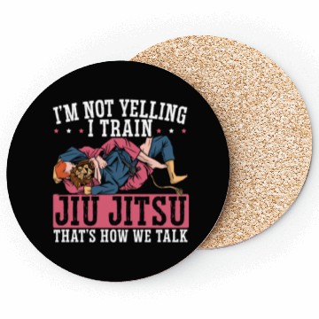 Discover Jiu Jitsu BJJ Martial Arts MMA Combat Fighting Coasters