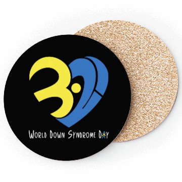 Discover Love World Down Syndrome Awareness Day Love 3 Coasters