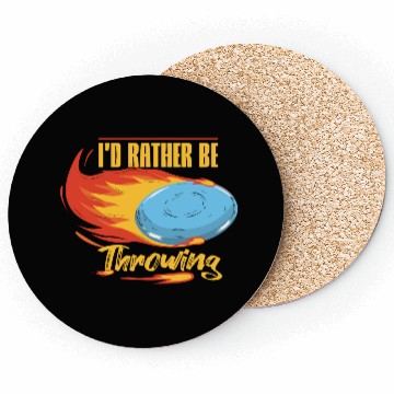 Discover Flying Disc Sport Design For A Disc Golf Coach Coasters