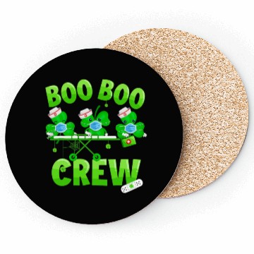 Discover Boo Boo Crew Nurse St Patricks Day Shamrock Coasters