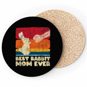 Discover Best Rabbit Mom Ever Bunny Farmer Zookeeper Coasters