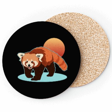 Discover Red Pandas Lover Red Panda Coasters