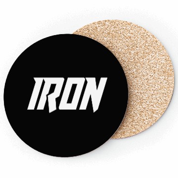 Discover Iron 2.0 -White Coasters