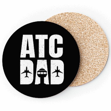 Discover Great ATC Dad Outfit Air Traffic Controller Coasters