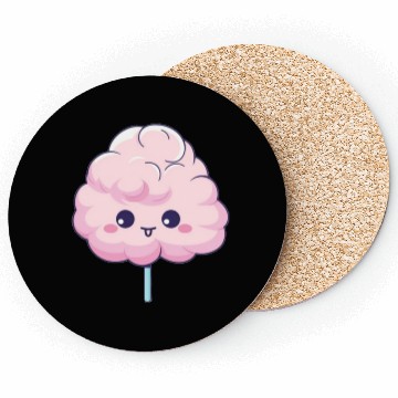 Discover Cute Kawaii Cotton Candy Coasters