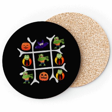 Discover Tic Tac Toe Zombie Wins Coasters