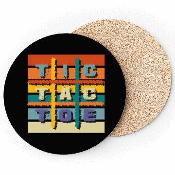 Discover Retro Tic Tac Toe Coasters