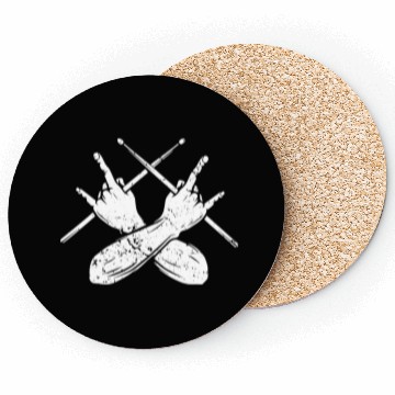 Discover Rock n Roll - Drummer Coasters