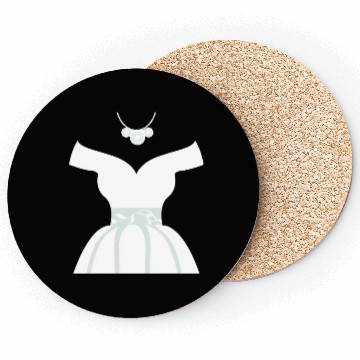 Discover Wedding Dresses Bridal Showers Cute Graphic Funny Coasters