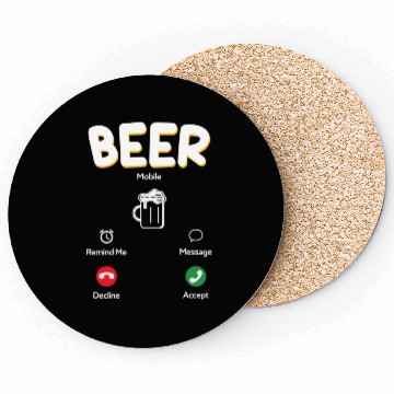 Discover beer is calling Coasters