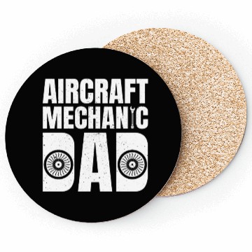 Discover Great Aircraft Mechanic Dad Coasters