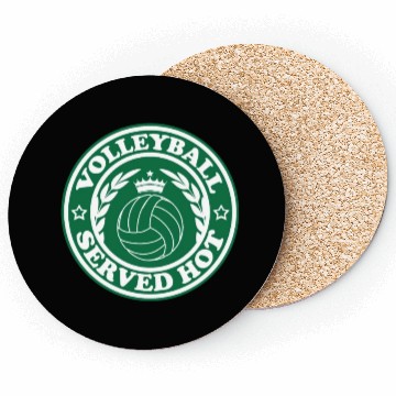 Discover Love Volleyball Gifts Coasters for Teen Girls