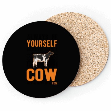 Discover Cow Gift Farmer Cattle Breeder Cows Coasters