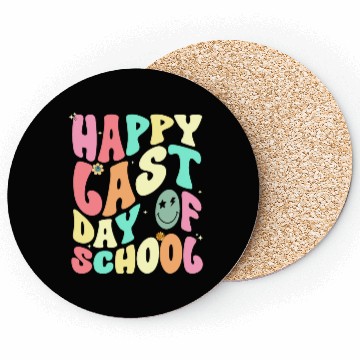 Discover Groovy Happy Last Day of School Teacher Student Coasters