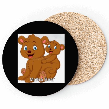 Discover HAPPY Mother's Day Coasters, Mama Bear