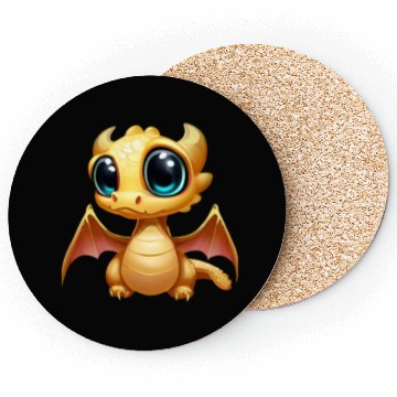 Discover CUTE DRAGON MEDIEVAL PETS LIZARD GECKO ANIMALS Coasters