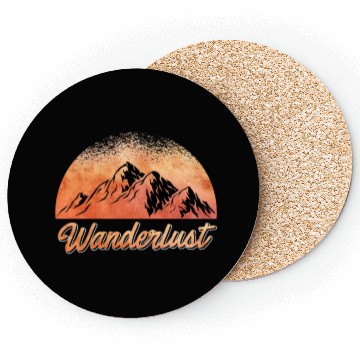 Discover Wanderlust Mountaineer Hiker Summit sport Coasters