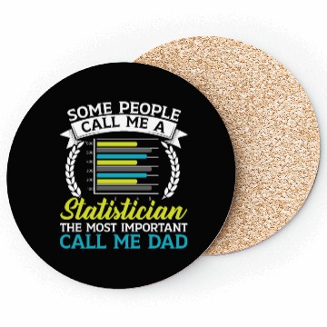 Discover Statistics Numbers Data Science Statistician Dad Coasters