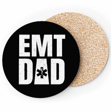 Discover EMT Dad Costume Father's Day Paramedic Coasters