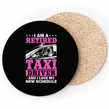 Discover Professional Driver Cab Driver Outfit Taxi Lover Coasters