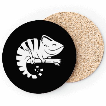 Discover Chubby Iguana Happy Lizard Lover Coasters