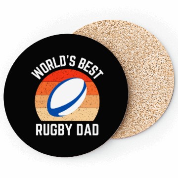 Discover Rugby Dad Coasters