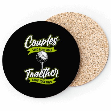 Discover Golf Couple Coasters