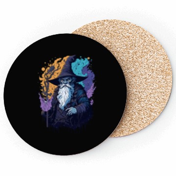 Discover black wizard Coasters