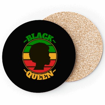 Discover Black African Queen Coasters