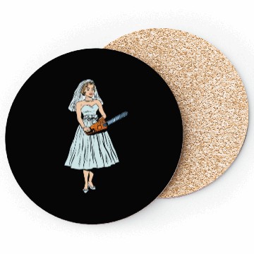 Discover Chainsaw Bride Chainsaw Vintage Coasters