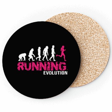Discover Evolution Of Running Girls Runners Gift Coasters