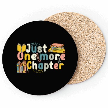 Discover Funny Book Lover Teacher Book Reading Librarian Coasters